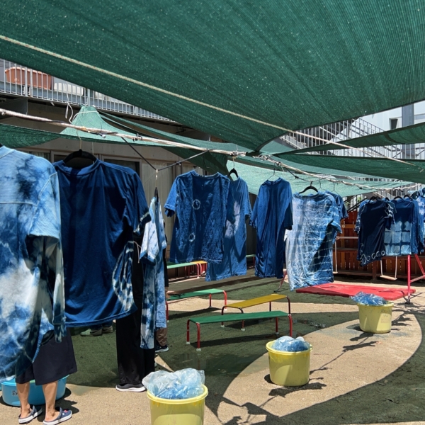 【在園児保護者】自然の色をいただく「藍で染める」